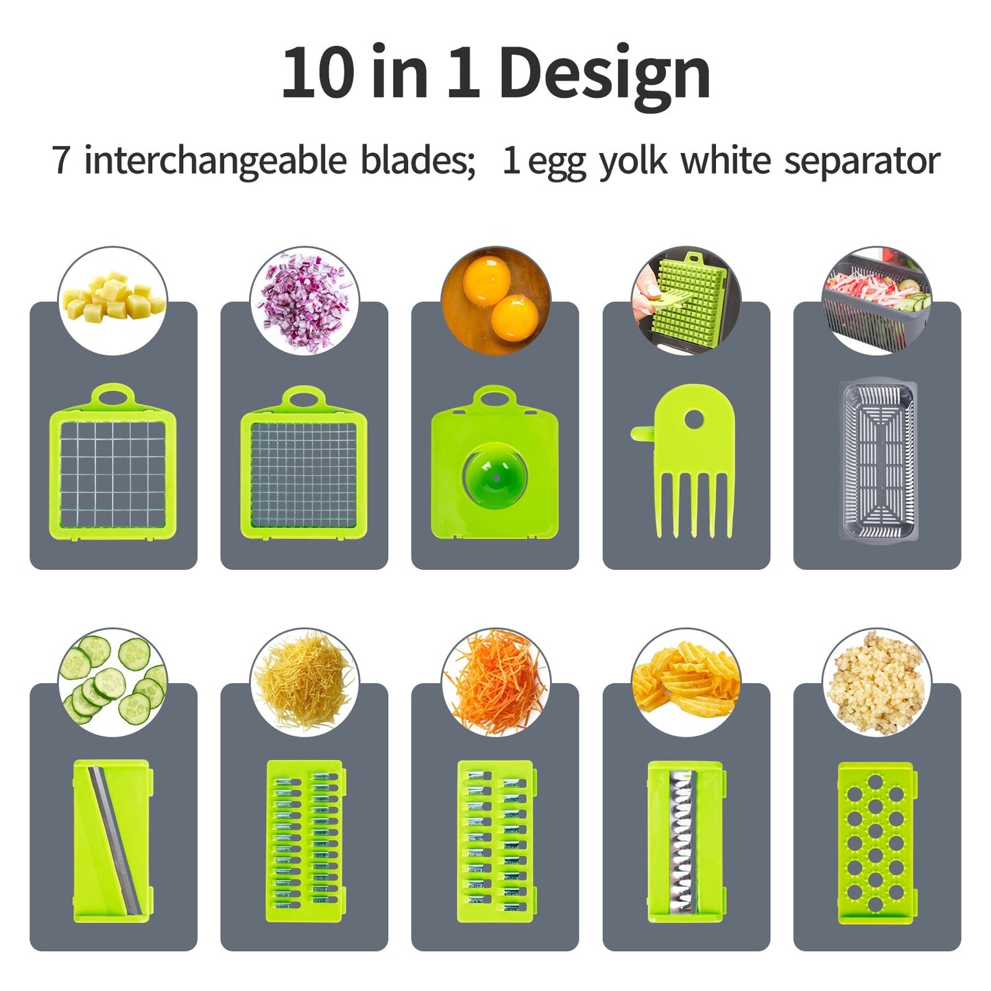 10 in 1 Küchenschneider